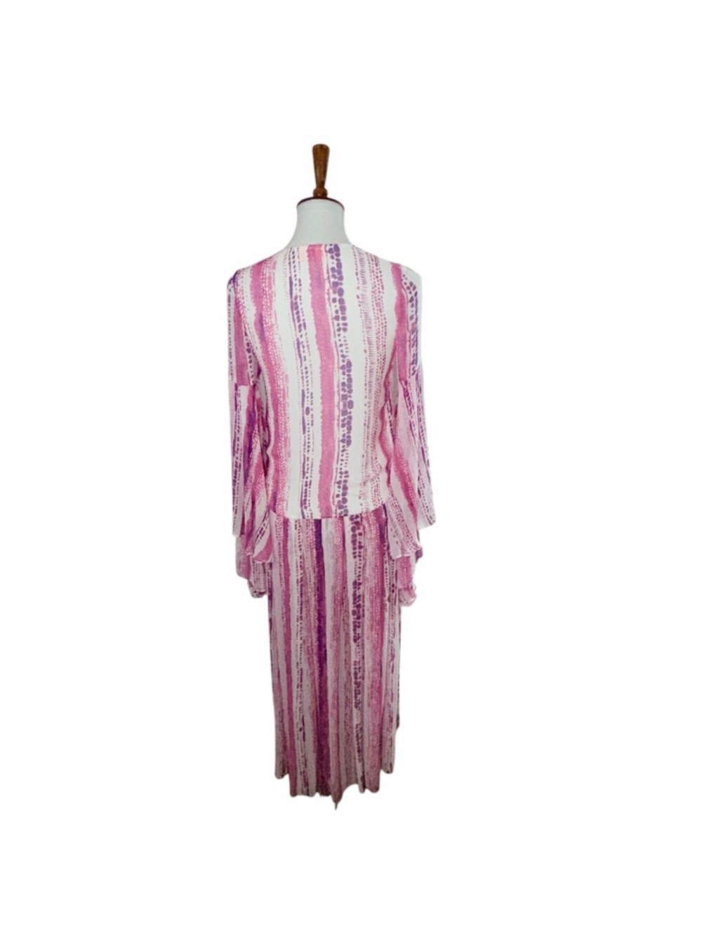 Rococo Sand Coverup Tie Front Pink Size XS - Picture 4 of 6